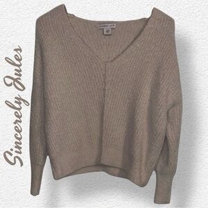 ‼️Sincerely Jules Cozy Beige V-Neck Sweater